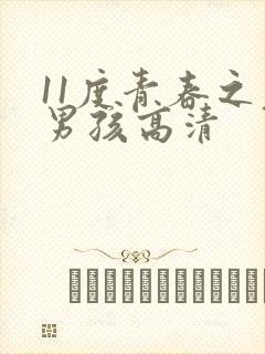 11度青春之老男孩高清封面