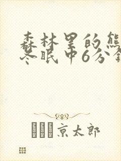 森林里的熊先生冬眠中6分钟风车