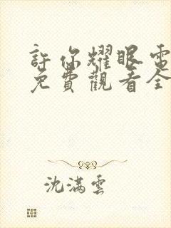 许你耀眼电视剧免费观看全集高清封面