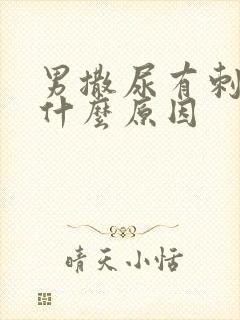 男撒尿有刺痛感什么原因封面