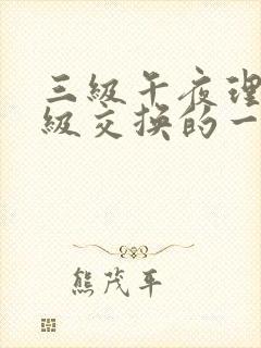 三级午夜理伦三级交换的一天