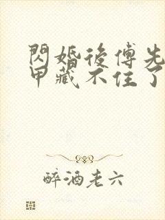 闪婚后傅先生马甲藏不住了全剧免费观看封面