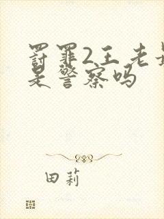 罚罪2王老最后是警察吗