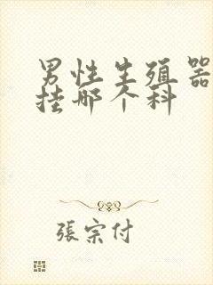 男性生殖器肿大挂哪个科