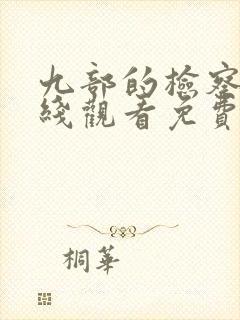 九部的检察官在线观看免费