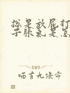 总是放屁打嗝肚子胀气是怎么回事