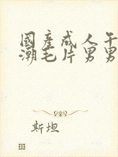 国产成人午夜高潮毛片男男爱