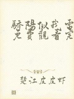 骄阳似我电视剧免费观看完整版2026封面