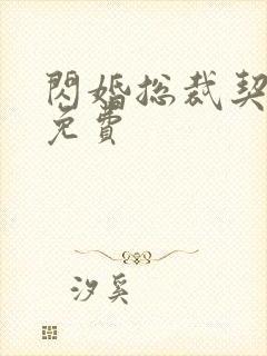 闪婚总裁契约妻免费