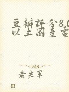 豆瓣评分8.0以上国产电视剧