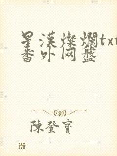 星汉灿烂txt番外网盘