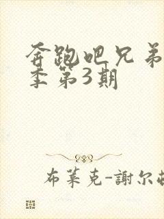 奔跑吧兄弟第4季第3期