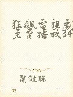 狂飙电视剧全集免费播放34集