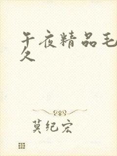 午夜精品毛片久久