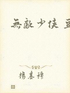 无敌少侠 豆瓣封面