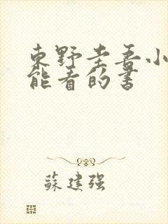 东野圭吾小学生能看的书封面