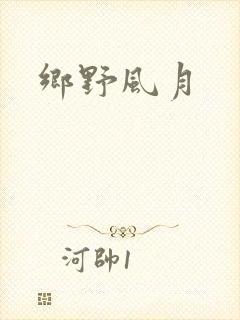 乡野风月封面