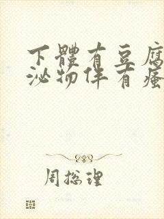 下体有豆腐渣分泌物伴有瘙痒用啥药