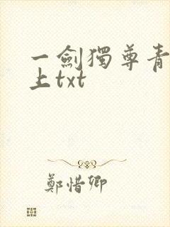 一剑独尊青鸾峰上txt