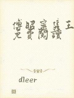 傅昭宁隽王小说免费阅读