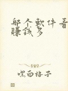 哪个软件看小说赚钱多