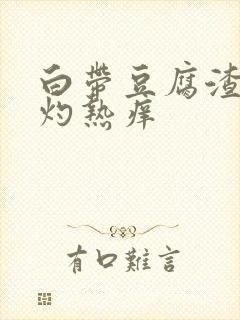 白带豆腐渣阴道灼热痒