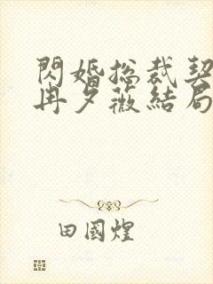 闪婚总裁契约妻冉夕薇结局