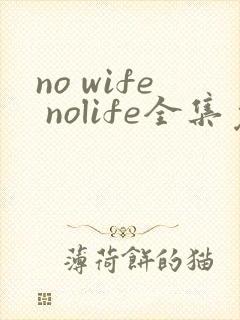 no wife nolife全集免费观看动漫
