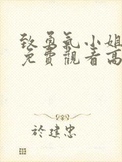 致勇气小姐短剧免费观看高清