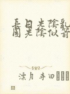 长日光阴乱作一团光阴似箭笔趣阁最新类似