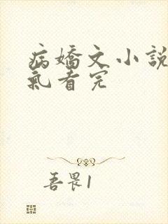 病娇文小说一口气看完封面