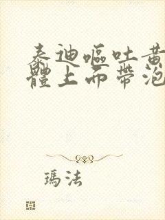 泰迪呕吐黄色液体上面带泡沫原因封面