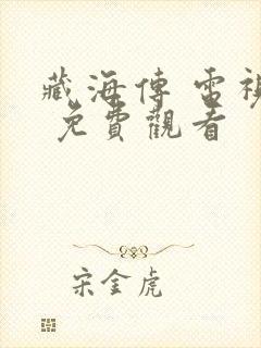 藏海传 电视剧 免费观看