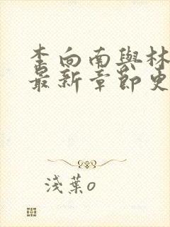 李向南与林楚乔最新章节更新