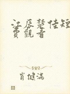 江辰楚佳短剧免费观看封面