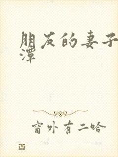 朋友的妻子李采潭封面