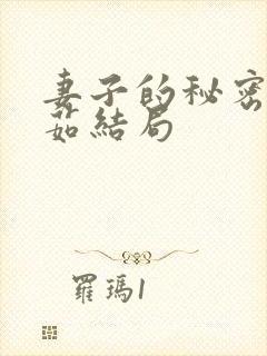 妻子的秘密林雅茹结局