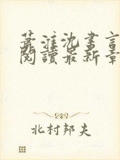 萧淮沈书言免费阅读最新章节封面