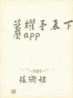 荣耀手表下载什么app封面