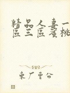 精品人妻一区二区三区蜜桃