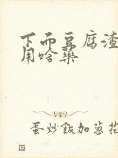 下面豆腐渣又痒用啥药