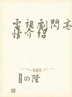 电视剧闪亮爱剧情介绍封面