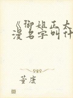 《御姐正太》动漫名字叫什么