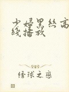 少妇黑丝高跟在线播放封面