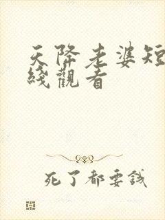 天降老婆短剧在线观看封面