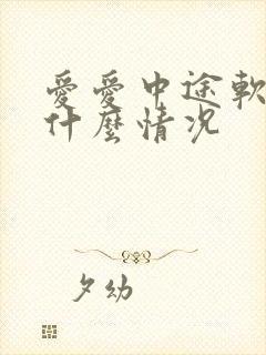 爱爱中途软了是什么情况封面