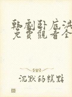 韩剧卧底洪小姐免费观看全集