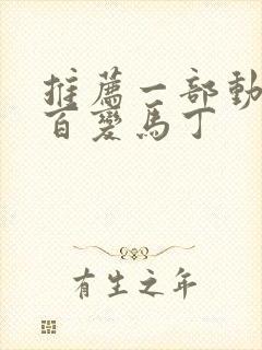 推荐一部动画片百变马丁