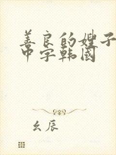 善良的嫂子伦理中字韩国