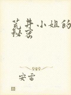 荒井小姐的生活秘密封面